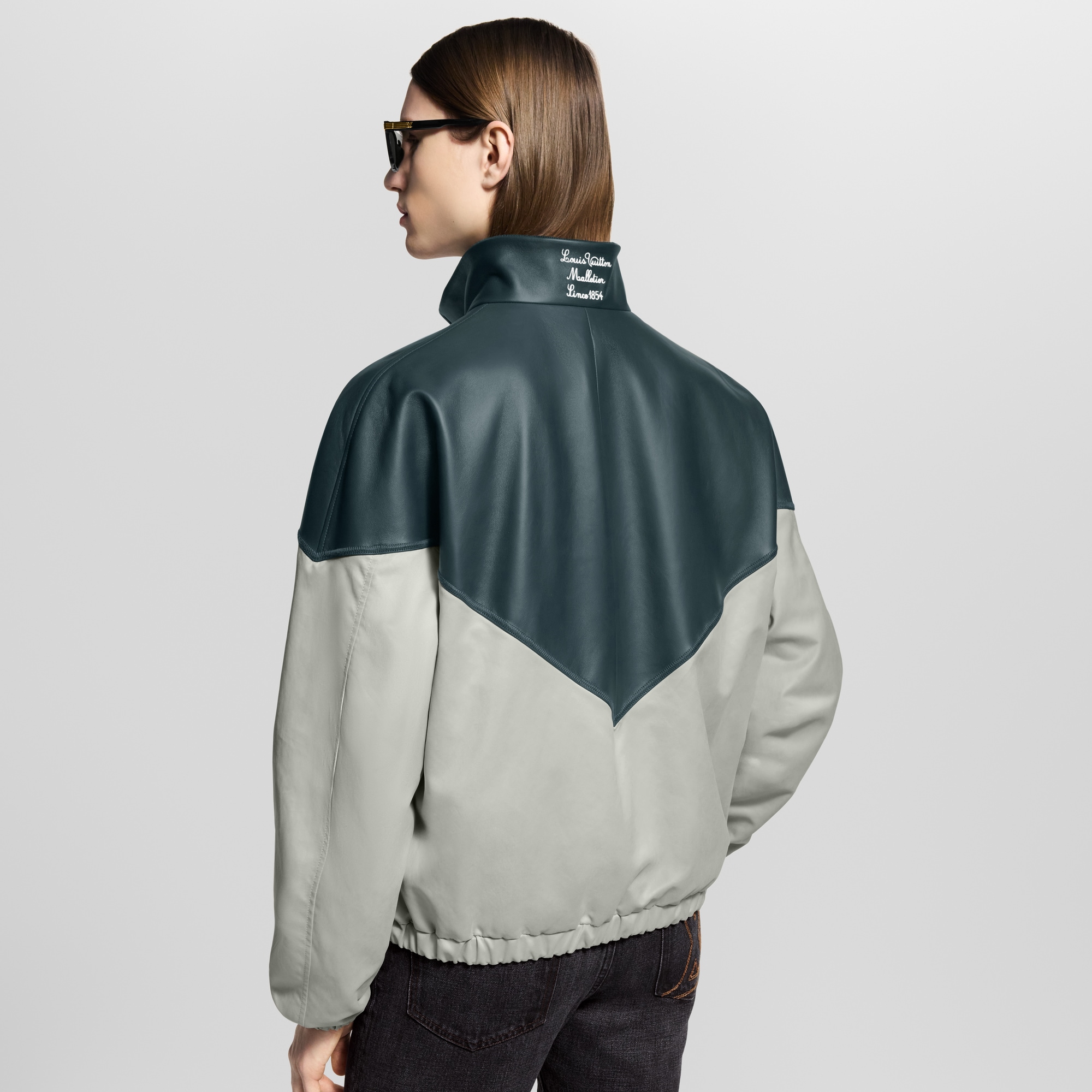 Graphic Leather Mix Tracktop - High-End Ready-to-Wear | LOUIS VUITTON